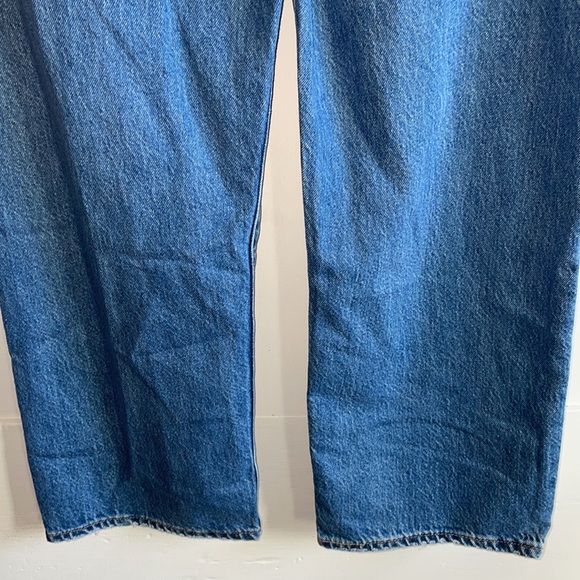 Levi’s Premium Ribcage Straight Leg Ankle Super High Rise Denim Jeans New Sz 27 - Picture 8 of 16